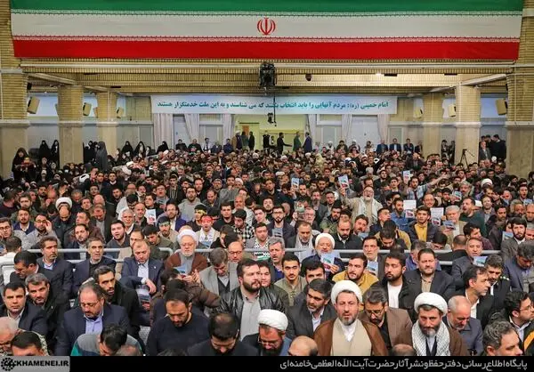دیدار مردم آذربایجان شرقی با رهبر انقلاب/گزارش تصویری