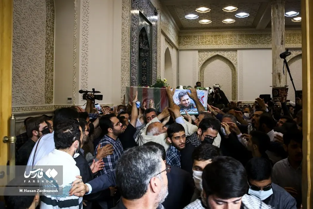 مراسم تشییع پیکر شهید صیاد خدایی/گزارش تصویری