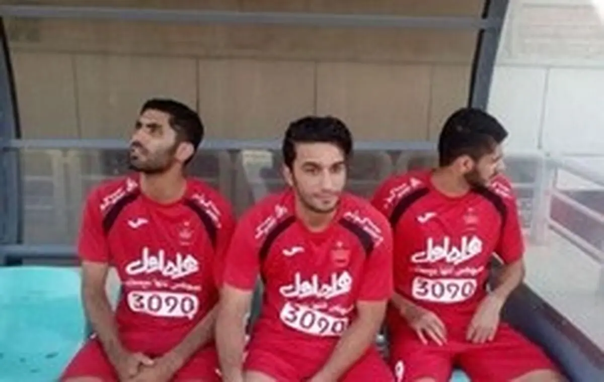 درگیری دو بازیکن پرسپولیس در ورزشگاه آزادی