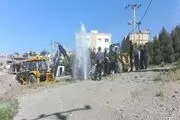 بی‌دقتی پیمانکار شهرداری دماوند و قطعی آب در محدوده شهرک جهاد گیلاوند