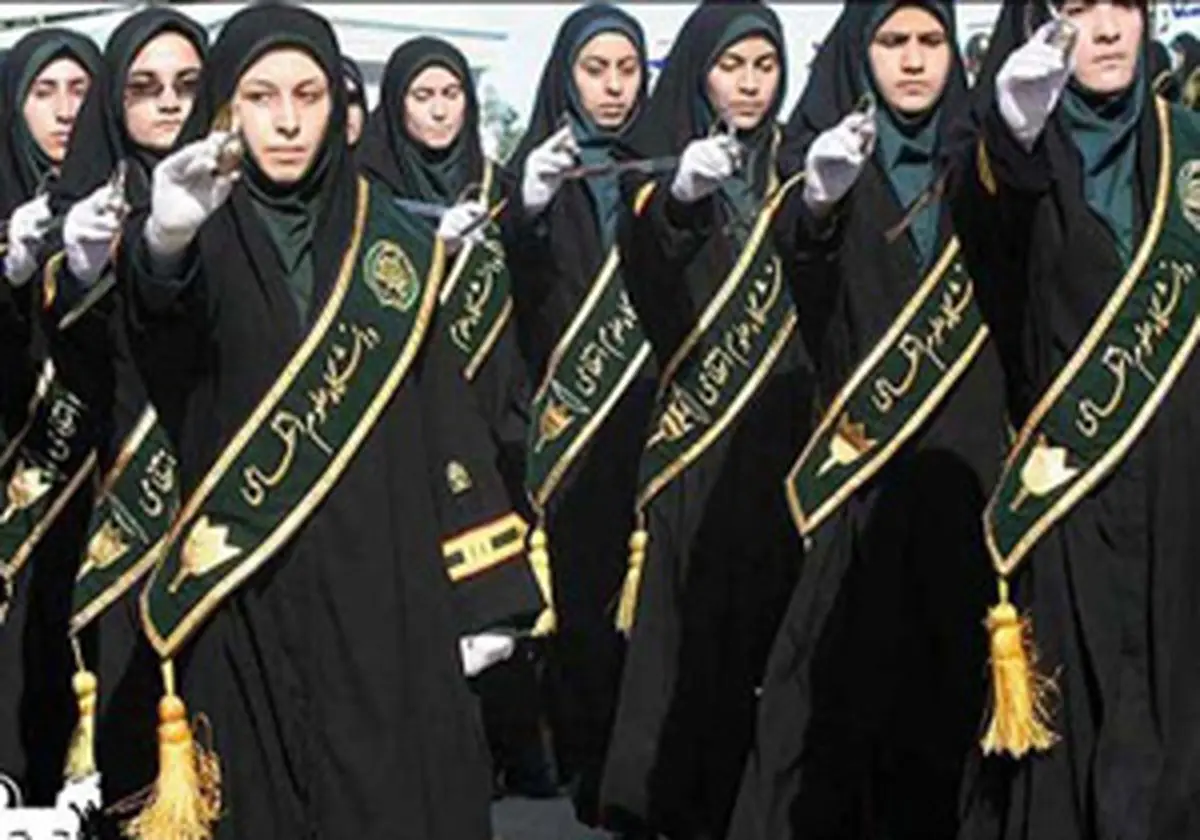 حضور زنان پلیس در مرز مهران