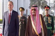 استقبال اردوغان از پادشاه سعودی با موسیقی روسی! + فیلم 
