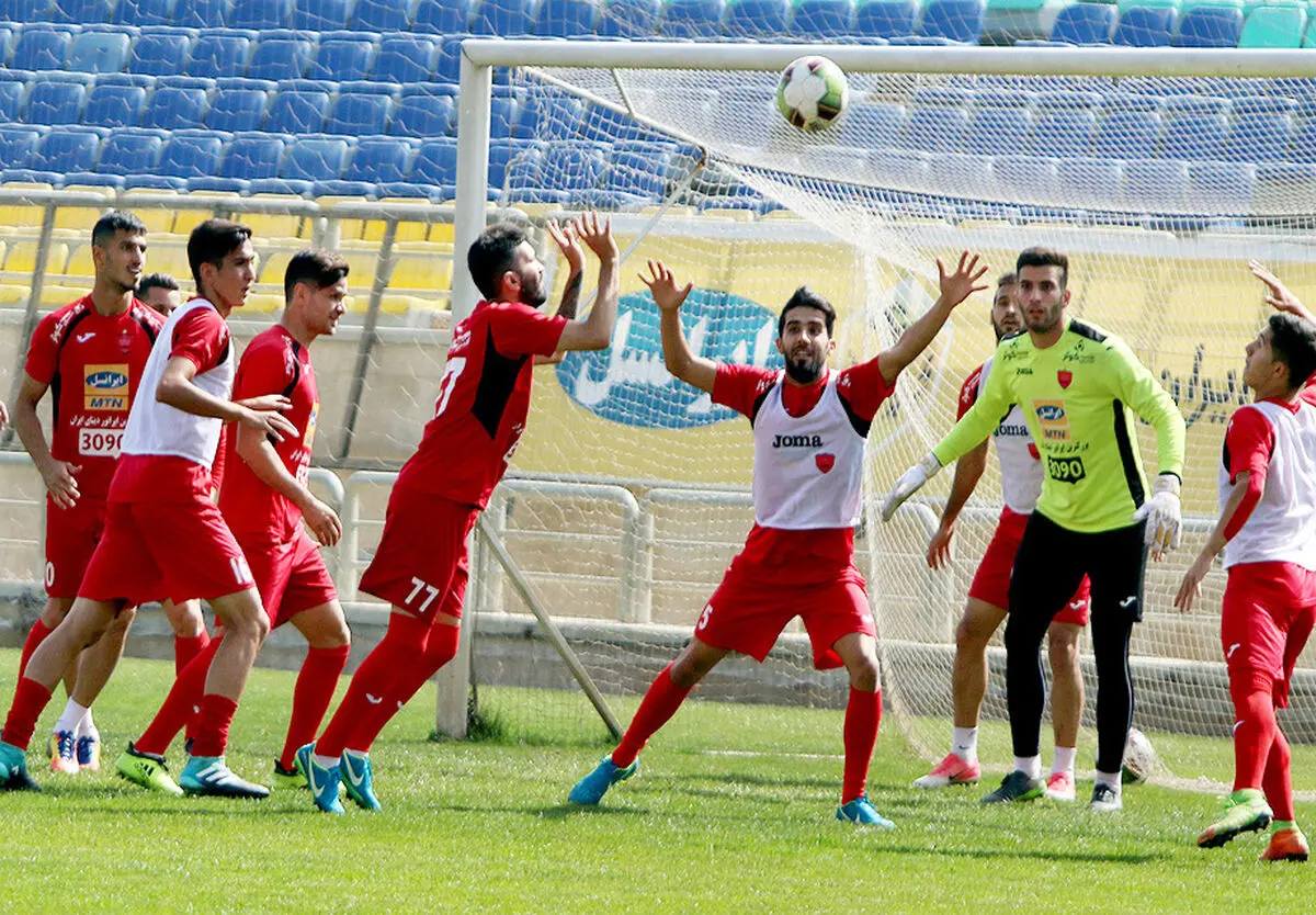 تمرین جالب پرسپولیسی ها قبل از بازی با الهلال