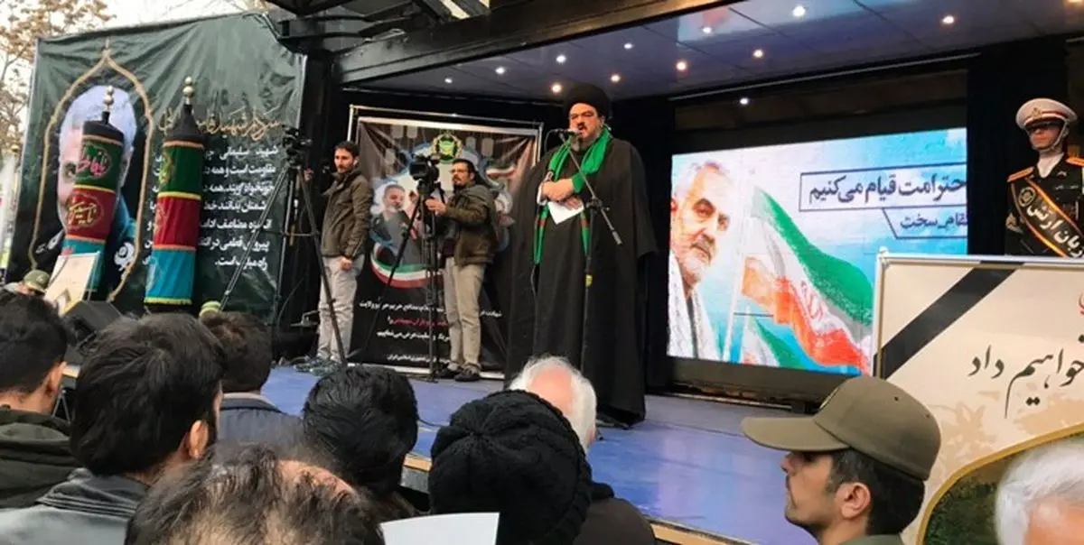 اجتماع هیأتهای تهران در مراسم عزای شهیدحاج قاسم سلیمانی