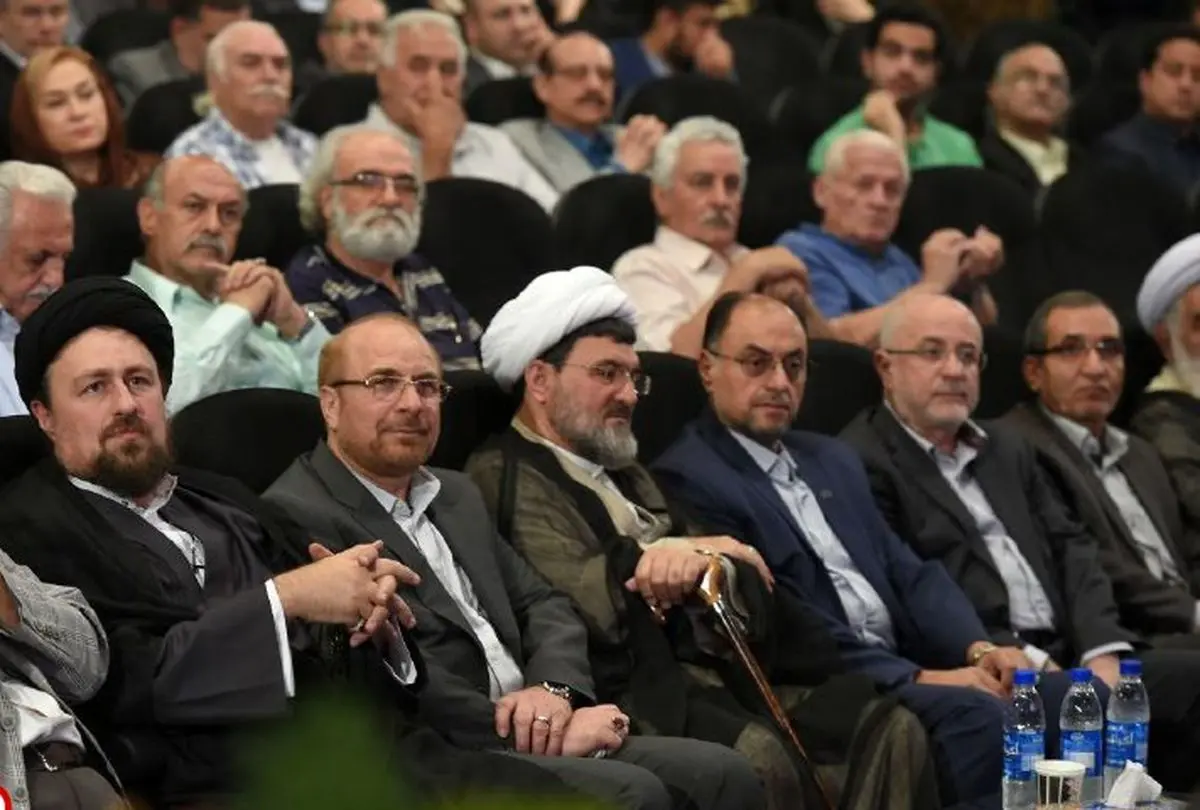 تمجید هنرمندان از هنر قالیباف/ تجلیل از 12 سال خدمت صادقانه+تصاویر