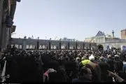 پیکر شهید طهرانچی و همسرش در حرم عبدالعظیم آرام گرفت