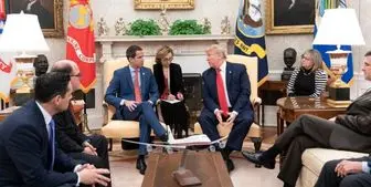 ترامپ در کاخ سفید با رئیس‌جمهور خودخوانده ونزوئلا دیدار کرد