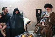 حاشیه‌ حضور رهبر انقلاب در منزل سردار شهید همدانی