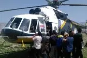 تخلیه ٢٠٠ نفر از سیل زدگان ایلام توسط بالگردهای نیروی هوافضای سپاه