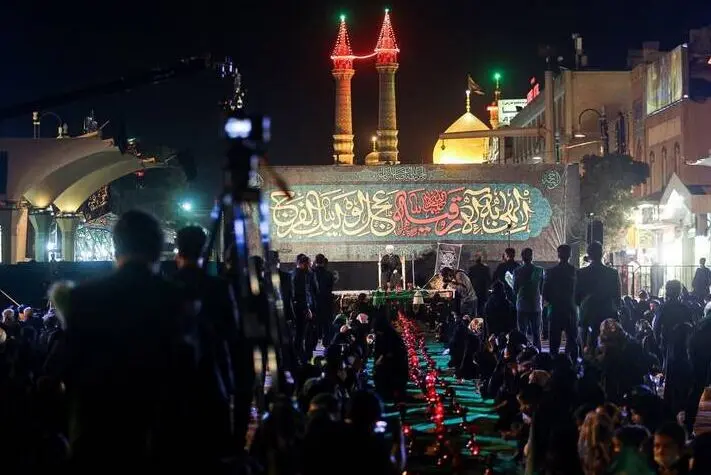سفره حضرت رقیه(س) در قم/ گزارش تصویری