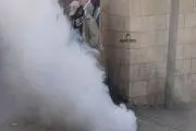 شلیک گاز فلفل و اشک آور به فلسطینی ها