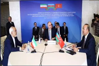 رضایت وزیر خارجه ترکیه از نشست سه‌ جانبه باکو 