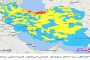 آخرین رنگ‌بندی کرونایی شهر‌های کشور