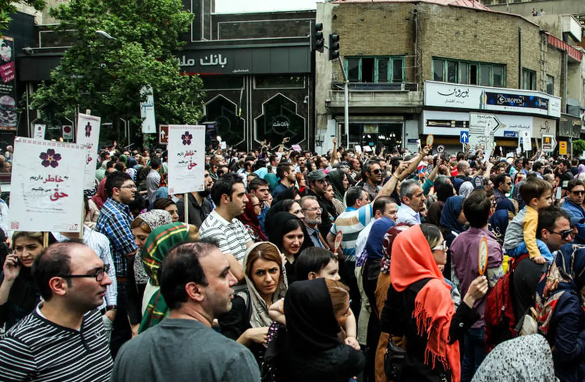 ارامنه ایران مقابل سفارت ترکیه در تهران تظاهرات کردند