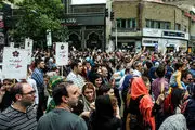 ارامنه  ایران مقابل سفارت ترکیه در تهران تظاهرات کردند