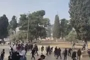 درگیری‌های شدید صهیونیست‌ها با فلسطینیان در مسجدالاقصی