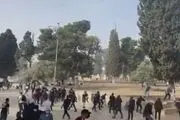 درگیری‌های شدید صهیونیست‌ها با فلسطینیان در مسجدالاقصی