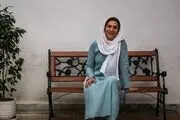تیپ  فاطمه معتمدآریا در مراسم تشییع شهلا ریاحی/ عکس