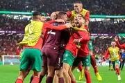  سجده شُکر مراکشی‌ها بعد از صعود به یک‌چهارم نهایی +عکس 