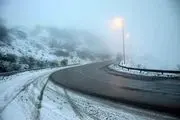 برف در جاده های شمال نوروز 1401/ گزارش تصویری
