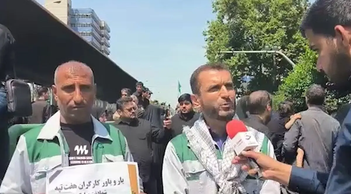 کارگران هفتتپه از شهید رئیسی میگویند