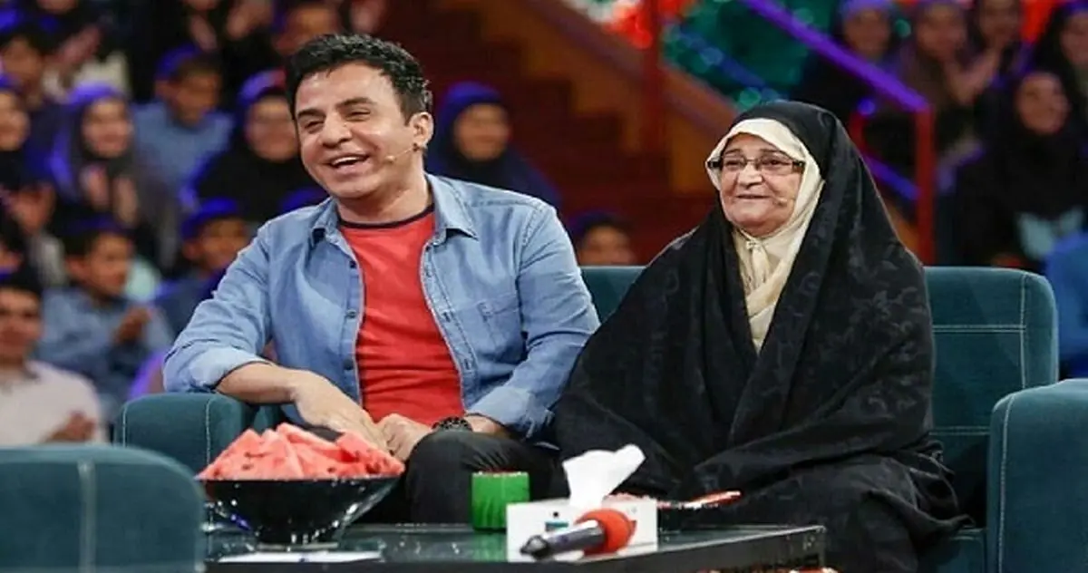 رفتار قابل تحسین عمو پورنگ با مادرش + فیلم