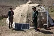 برق رسانی به عشایر بیله سوار با پنل های خورشیدی