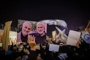 مراسم سالگرد شهادت فرماندهان پیروزی در فرودگاه بغداد/گزارش تصویری