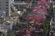آخرین وداع؛ «آقای شهید ایران» به مشهدالرضا رسید/ تصاویر هوایی از خیابان امام رضا مشهد +عکس و فیلم