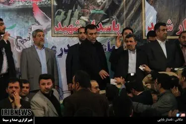 احمدی نژاد در آمل