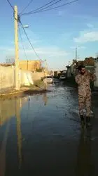 امدادرسانی بسیج در سیل گلستان