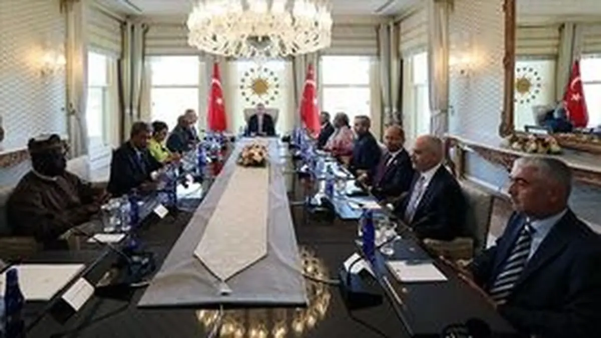 دیدار اردوغان با وزرای خارجه گروه دی-۸
