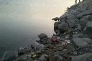آلودگی بصری سد حسن ابدال زنجان با انباشت زباله