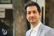 نجم الدین شریعتی و پسرش که شباهت زیادی به خودش دارد