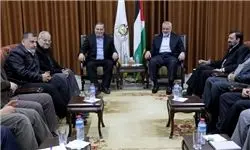 نشست رهبران فتح و حماس در غزه