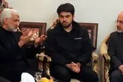 دیدار جلیلی با خانواده یکی از جان‌باختگان هواپیما