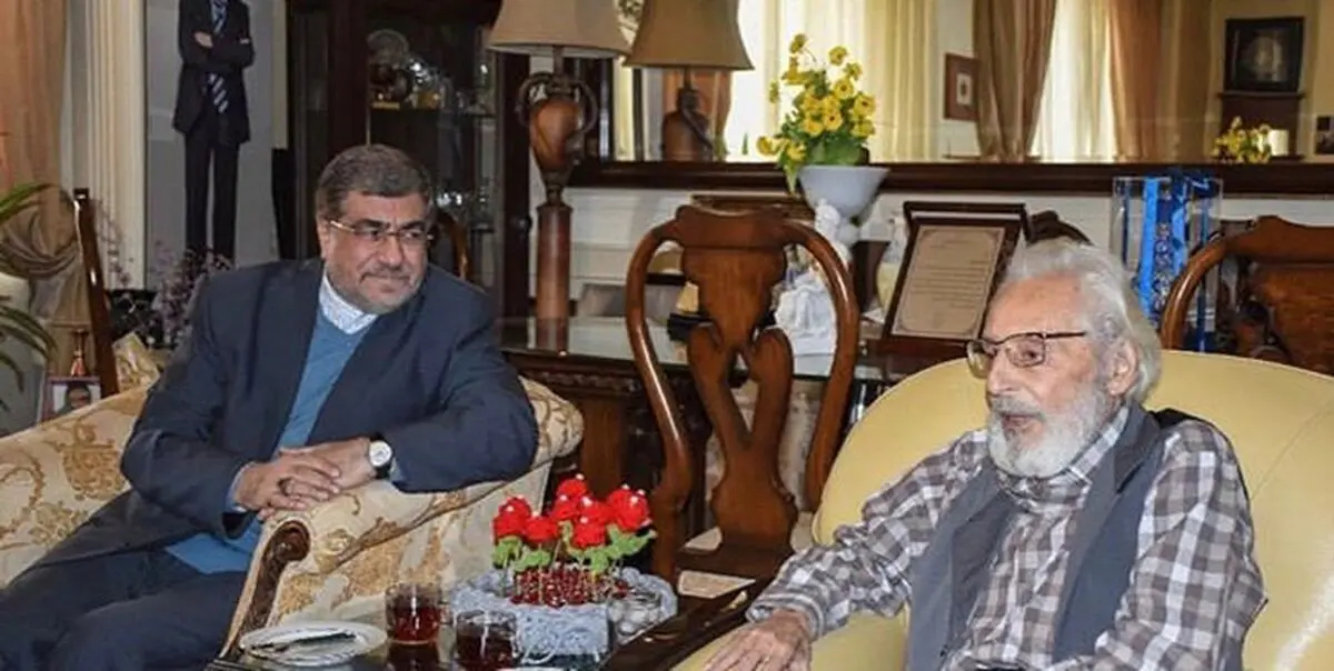 نماینده رئیس جمهور به عیادت «جمشید مشایخی» رفت