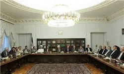 جلسه روحانی با اعضاء شورای شهر و قالیباف