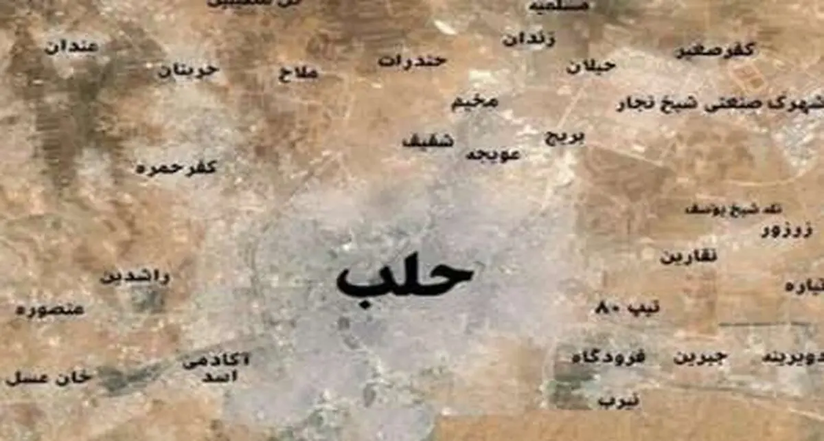 نانوایی که بین مردم حلب نان تقسیم می‌کند 