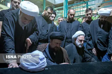 مراسم تشییع آیت الله حسن صانعی (ره)