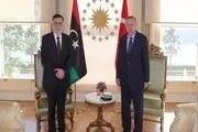 دیدار رئیس دولت وفاق لیبی با اردوغان