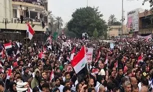 هزاران نفر در عراق در حمایت از الصدر تظاهرات کردند