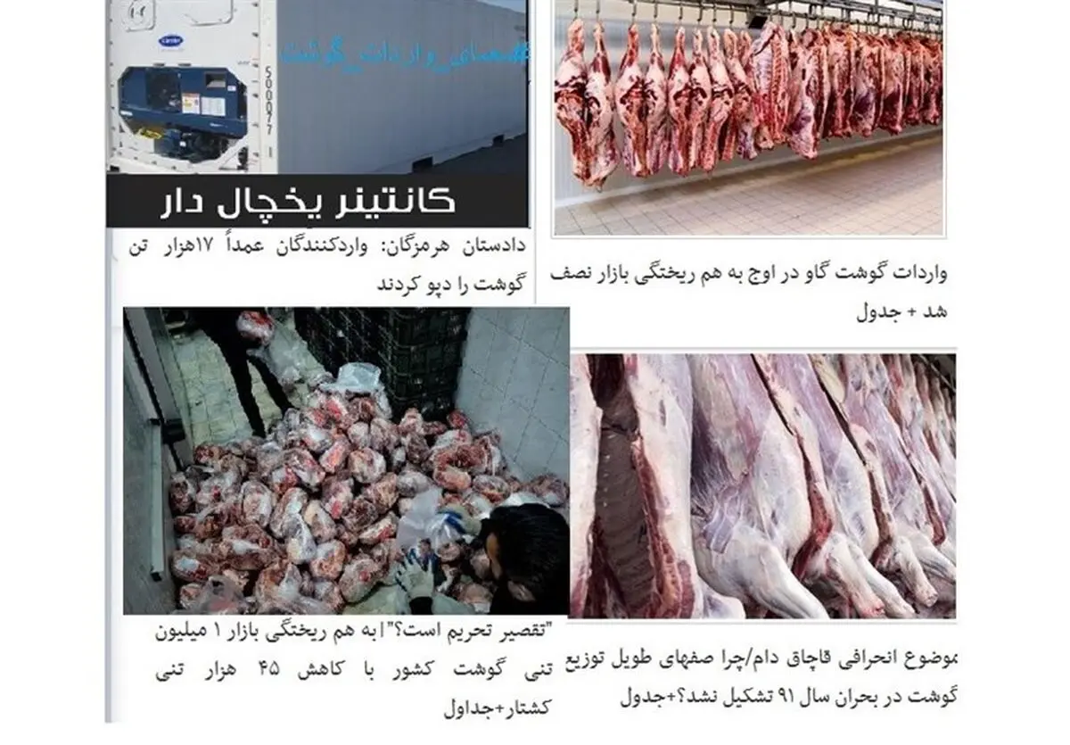 لزوم شفاف سازی درباره بهانه ارزی واردکنندگان گوشت