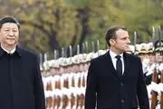 دیدار رئیس‌جمهور چین با امانوئل ماکرون