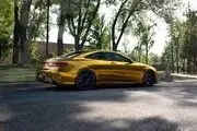 مرسدس بنز طلایی در بام تهران! /عکس