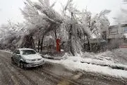 قدرت نمایی با برف!/ عکس