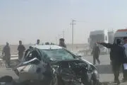
برخورد مرگبار دو خودروی سواری + تصاویر
