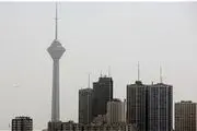 غبار شدید، میزان دید تهرانی‌ها را کاهش داد