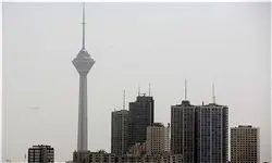 غبار شدید، میزان دید تهرانی‌ها را کاهش داد