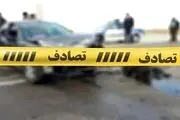 واژگونی پژو پارس در زنجان ۲ فوتی برجا گذاشت